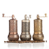 Black Pepper and Spice Grinder, Manual Pepper Mill with Handle - CRYSTALIA GLASS